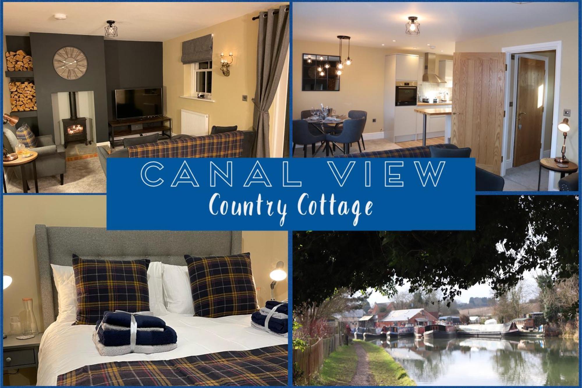 Canal View Cottage With Log Fire & Parking Blisworth Kültér fotó